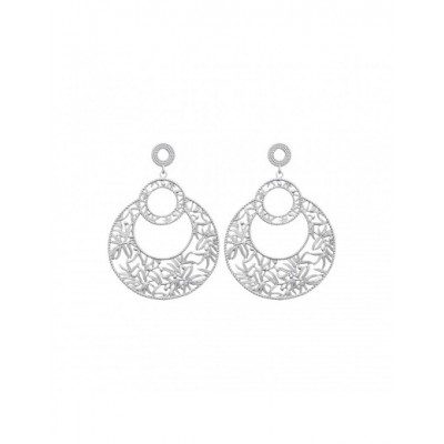 Boucles d'oreilles Coque de Nacre Argent 925 rhodié 73003500