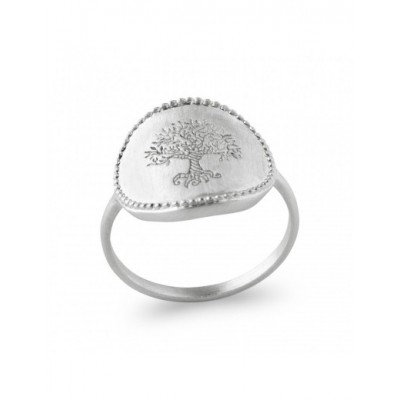 Bague Coque de Nacre Argent 925 rhodié 7283200