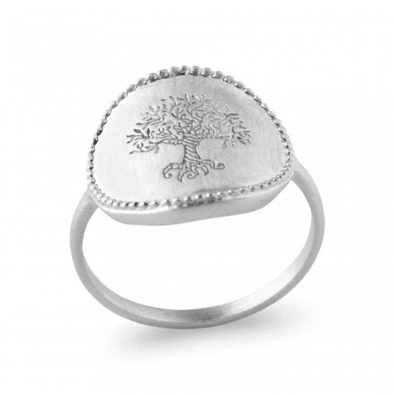 Bague Coque de Nacre Argent 925 rhodié 7283200