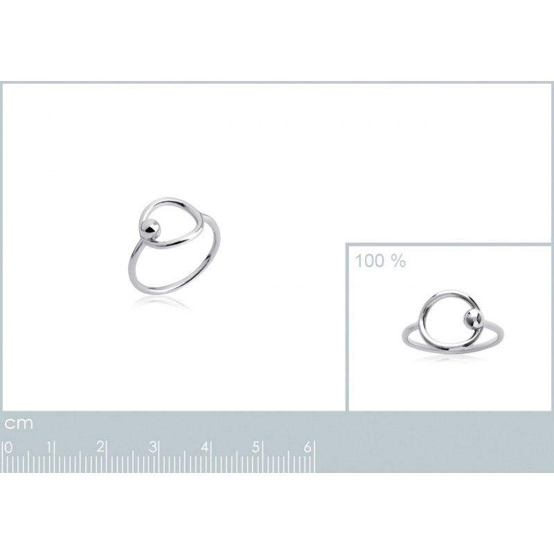 Bague Coque de Nacre Argent 925 rhodié 7265400