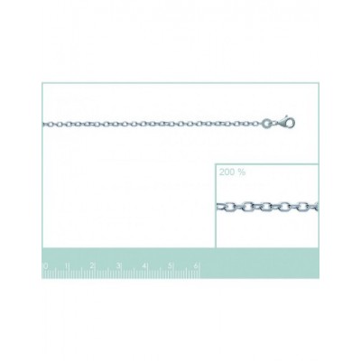 Chaîne Coque de Nacre Argent 925 rhodié 72505260