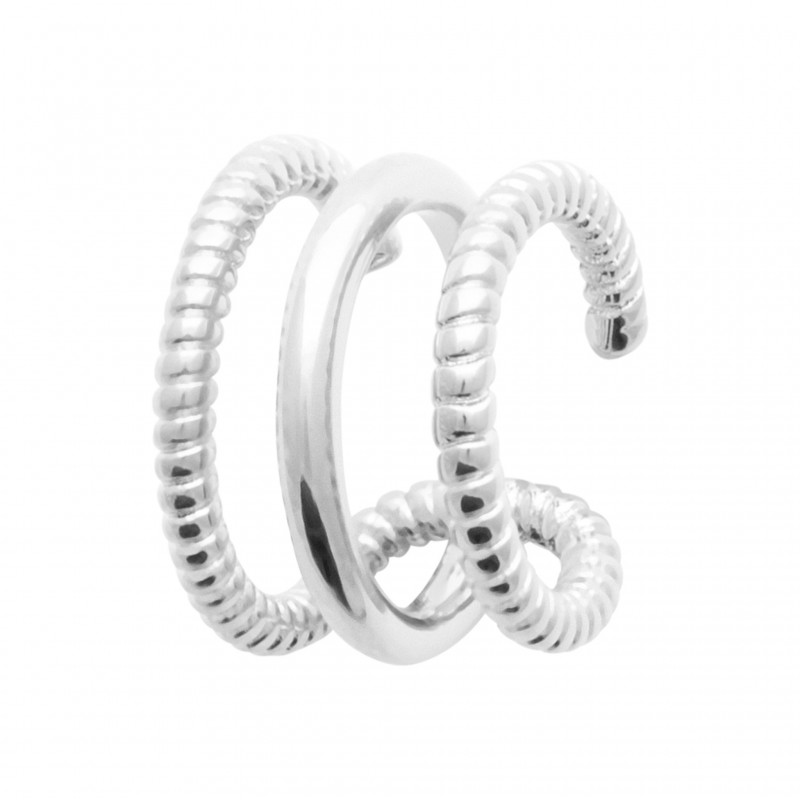 Bague d'oreille Coque de Nacre Argent 925 rhodié 73035400