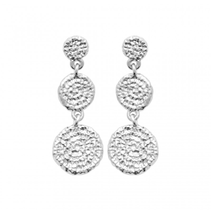 Boucles d'oreilles Coque de Nacre Argent 73015400