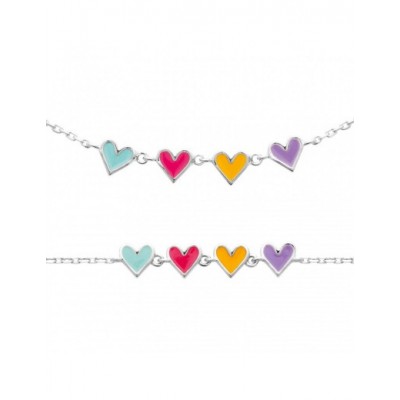 Bracelet Coque de Nacre Argent 925 rhodié laqué 72209616