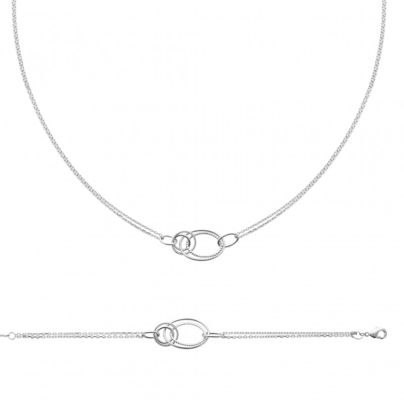 Collier Coque de Nacre Argent 925  rhodié 72196645