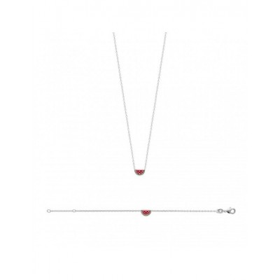 Collier Coque de Nacre Argent 925 rhodié laqué 72196137