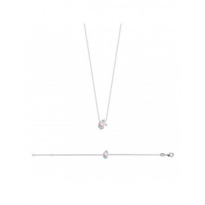 Bracelet Coque de Nacre Argent 925 rhodié laqué 72195815