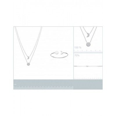Collier Coque de Nacre Argent 925 rhodié 72150540