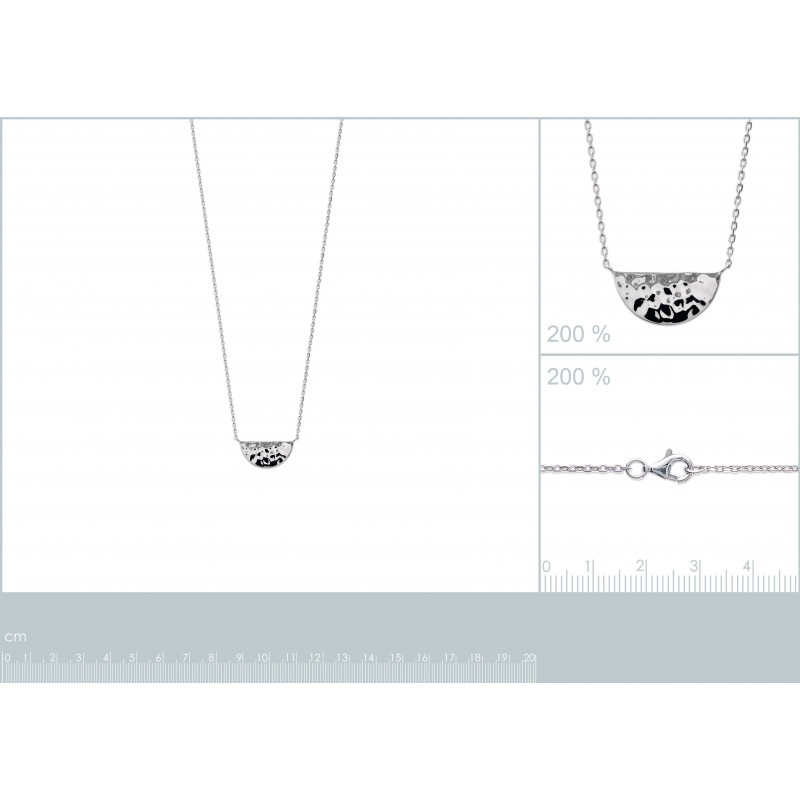 Collier Coque de Nacre Argent 925 rhodié 72146445