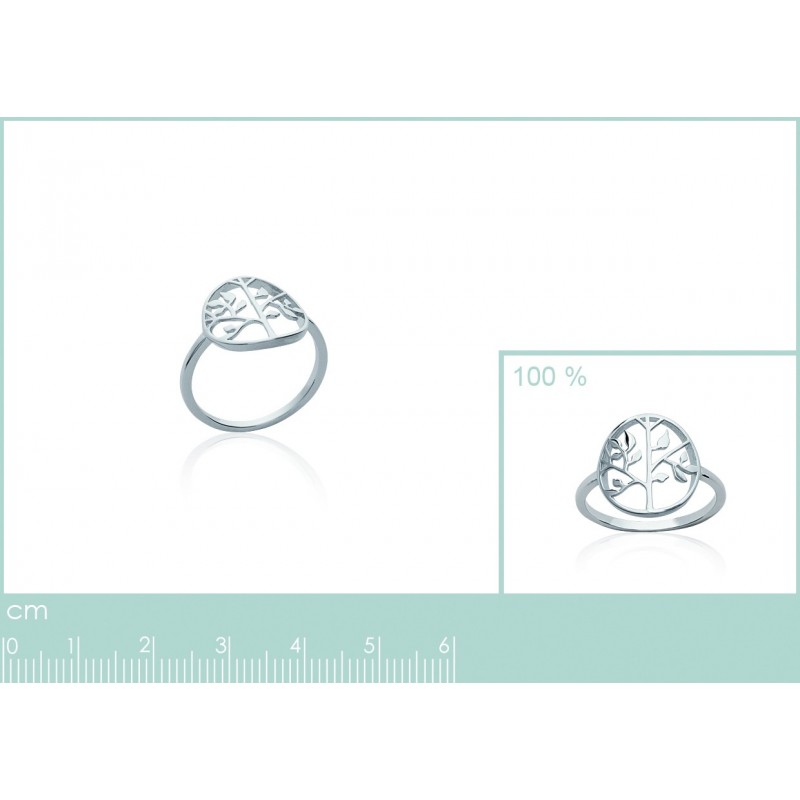 Bague Coque de Nacre Argent 925 rhodié 7201800
