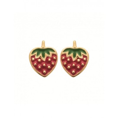Boucles d'oreilles Coque de Nacre Plaqué Or 23011600