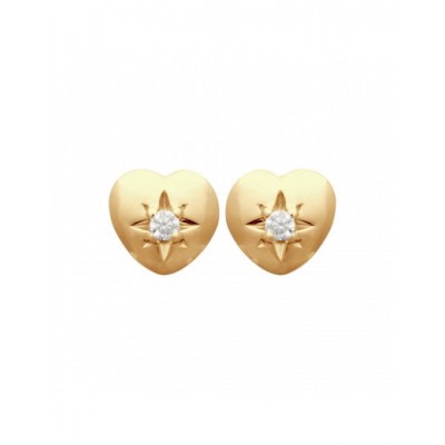 Boucles d'oreilles Coque de Nacre Plaqué Or 23007310