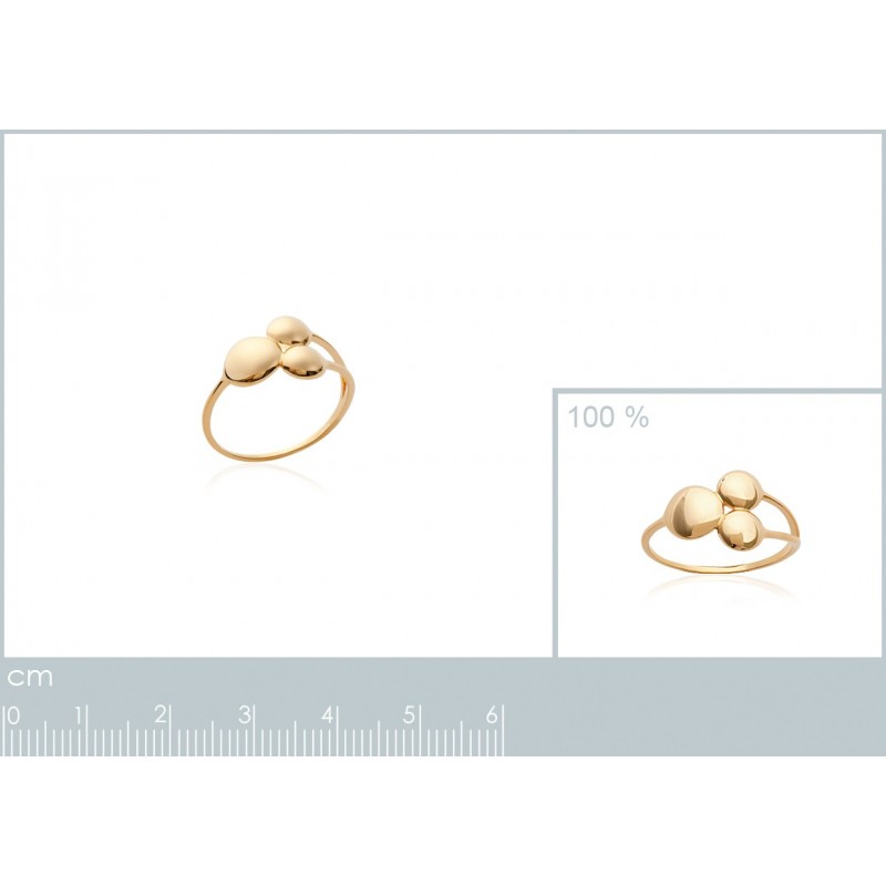 Bague Coque de Nacre Plaqué Or 2266300