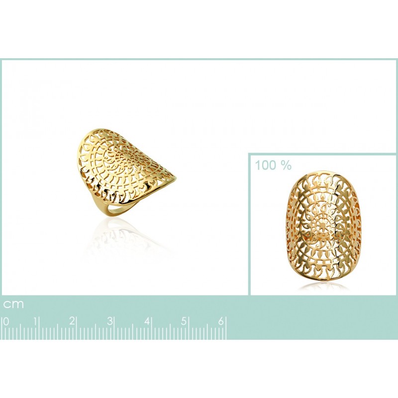 Bague Coque de Nacre Plaqué Or  2219500