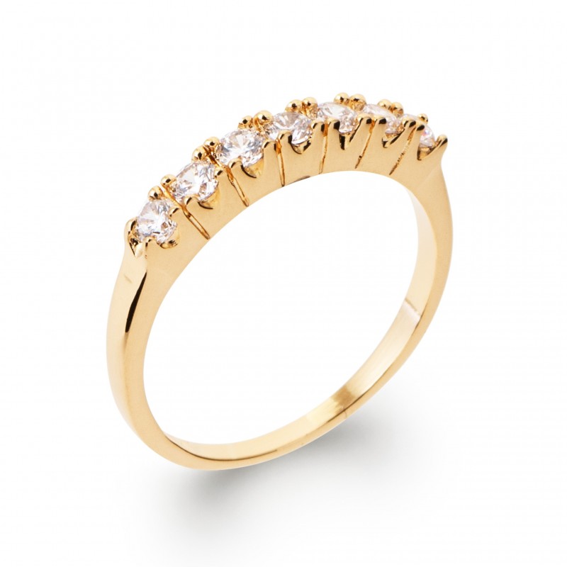 Bague Coque de Nacre Plaqué Or 750 21214361