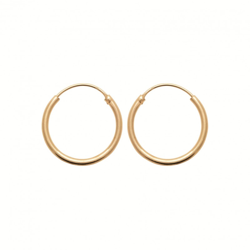 Boucles d'oreilles Coque de Nacre Plaqué Or 750  202220