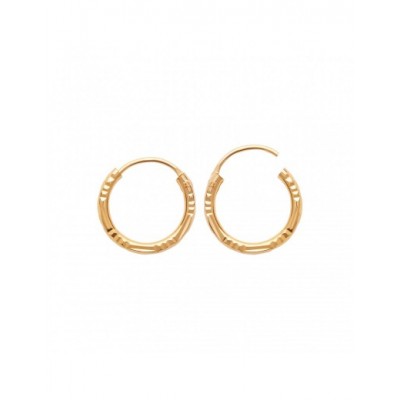 Boucles d'oreilles Coque de Nacre Plaqué Or  2022114