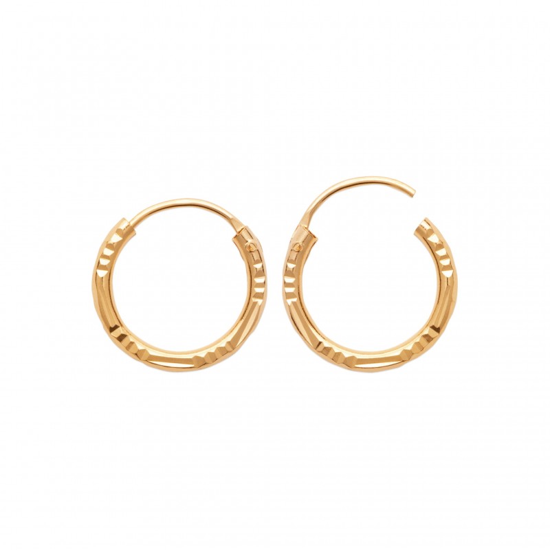 Boucles d'oreilles Coque de Nacre Plaqué Or  2022114