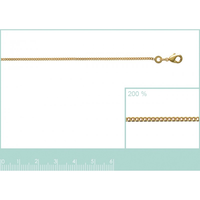 Chaine Coque de Nacre Plaqué Or 750 20204042