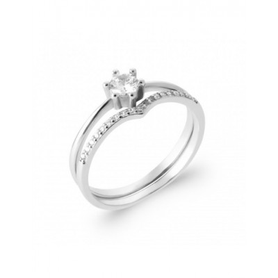Bague Coque de Nacre Argent et pierre 1993710