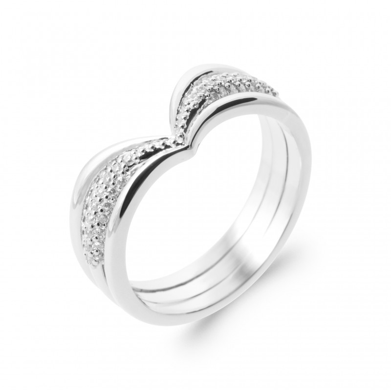 Bague Coque de Nacre Argent 925 et pierre1976710
