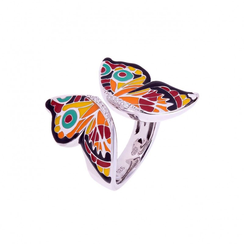 BAGUE UNA STORIA PAPILLON ARGENT 925/000 BG121184