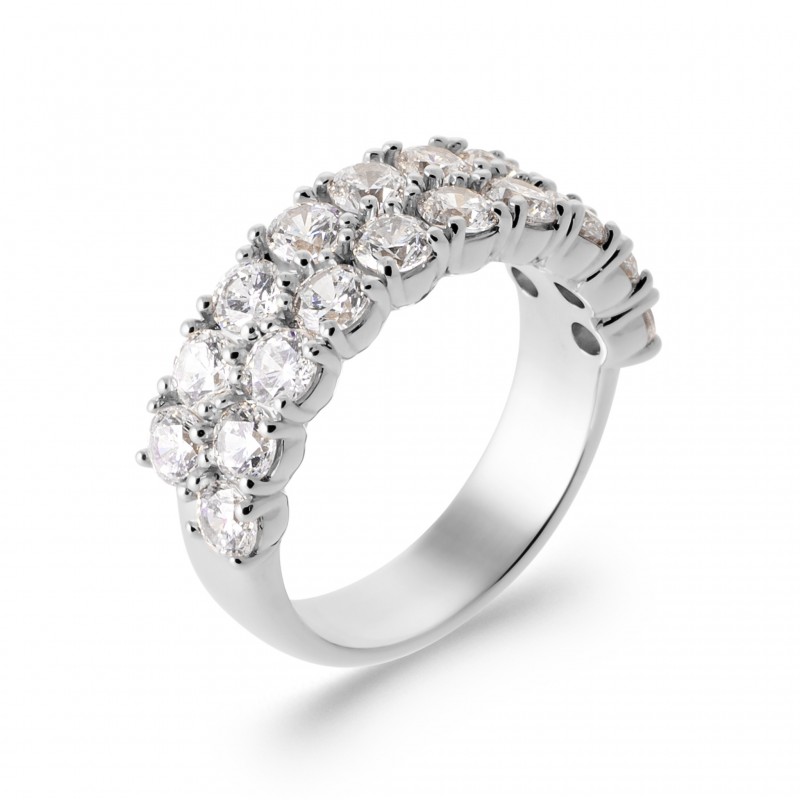 Bague Coque de Nacre Argent 925 et pierre 1952110