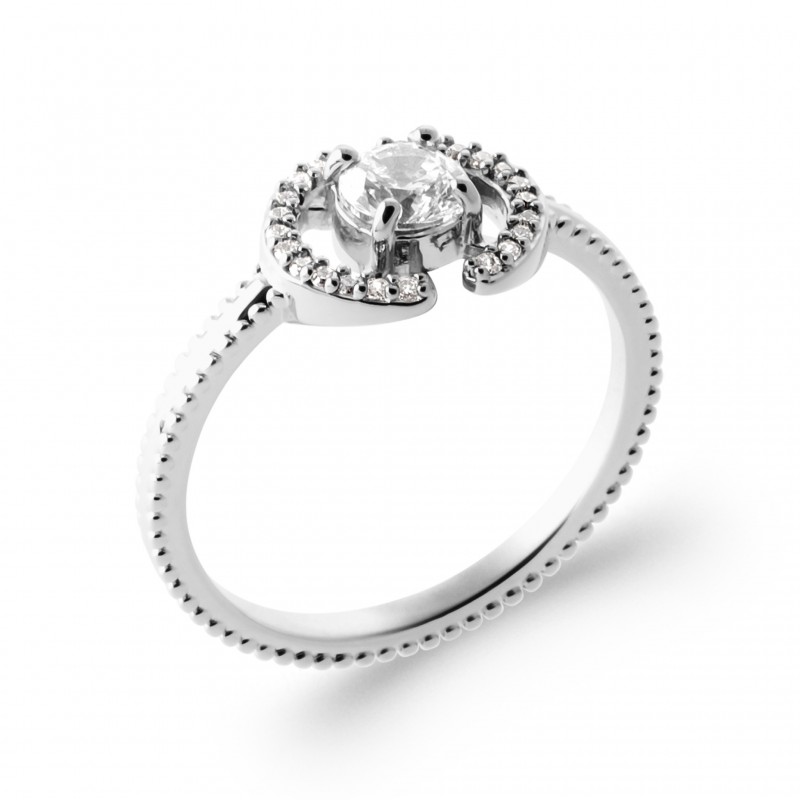 Bague Coque de Nacre Argent 925 et pierre 1950510