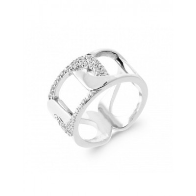 Bague Coque de Nacre Argent 925 et pierre 1944110