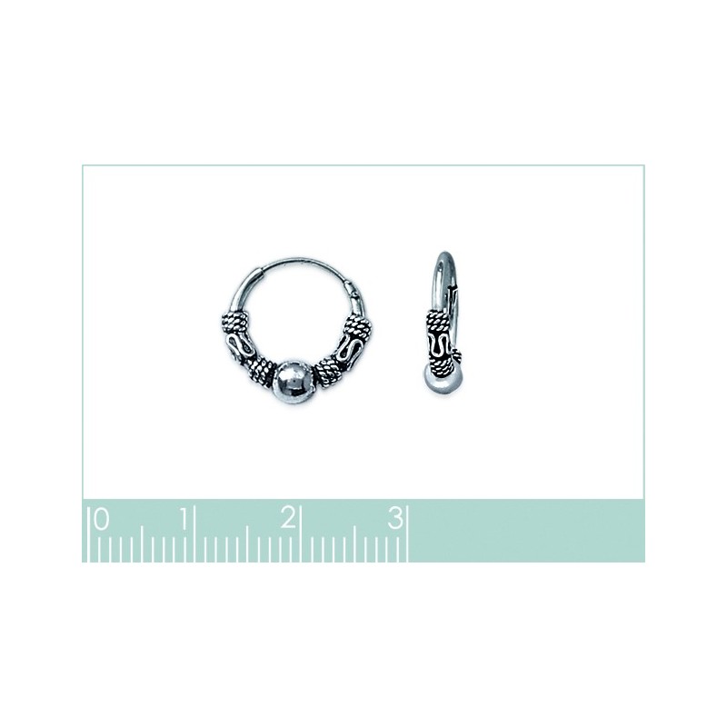 Boucles d'oreilles Coque de Nacre Argent 925 16002012