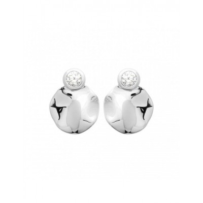 Boucles d'oreilles Coque de Nacre Argent 925 et pierre1577410