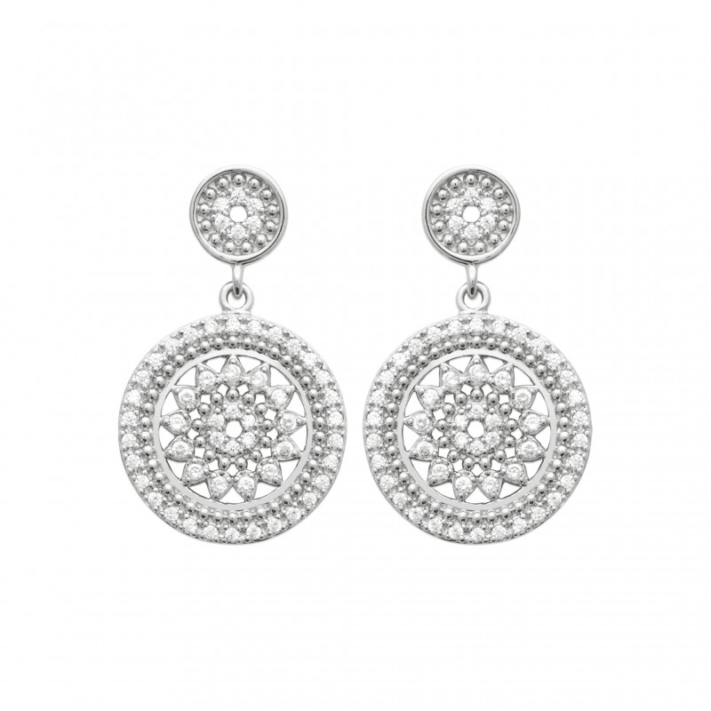 Boucles d'oreilles Coque de Nacre Argent 925 1570410