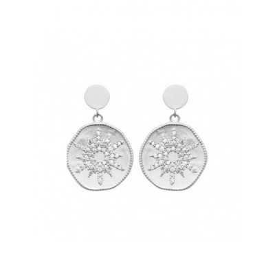 Boucles d'oreilles Coque de Nacre Argent1562310