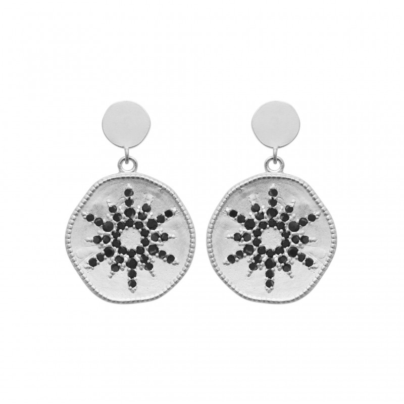 Boucles d'oreilles Coque de Nacre Argent1562307