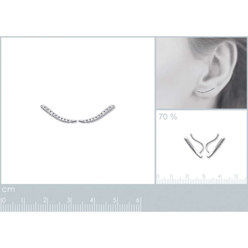 Boucles d'oreilles Coque de Nacre Argent 925 1541210