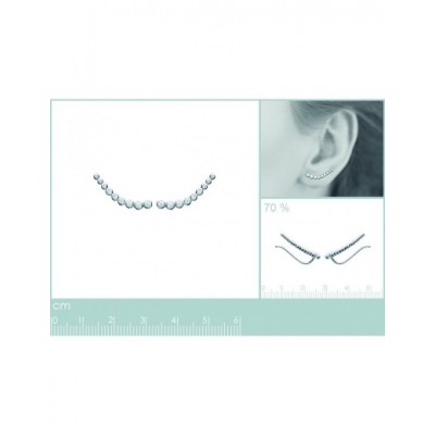Boucles d'oreilles Coque de Nacre Argent 925 1514910