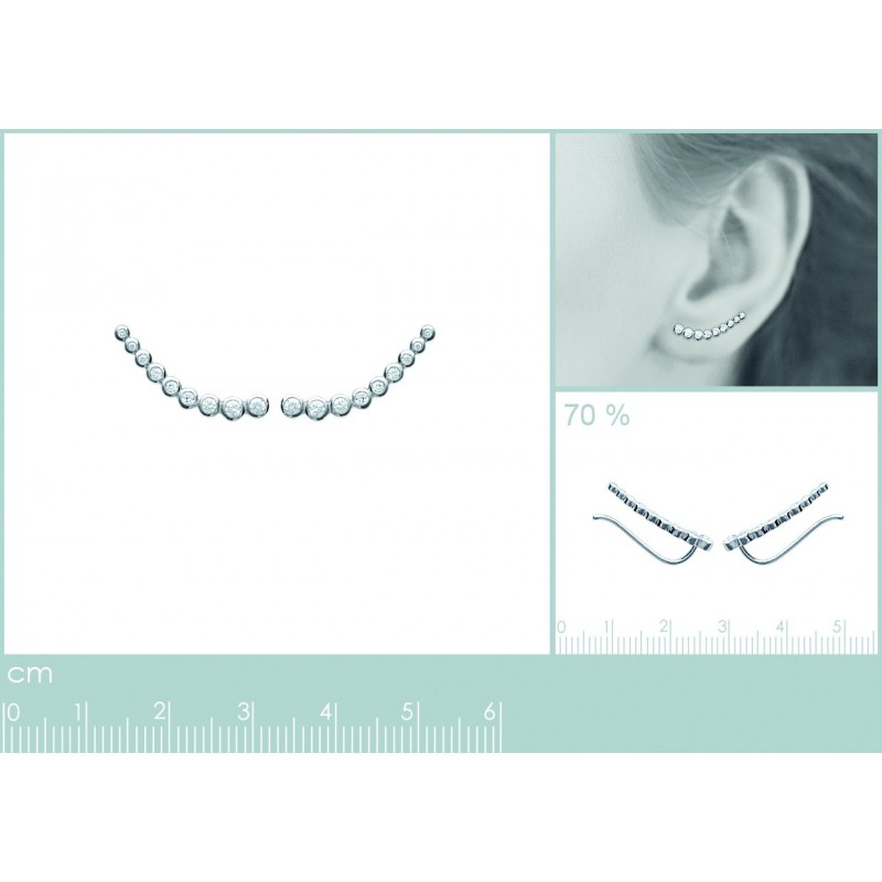 Boucles d'oreilles Coque de Nacre Argent 925 1514910
