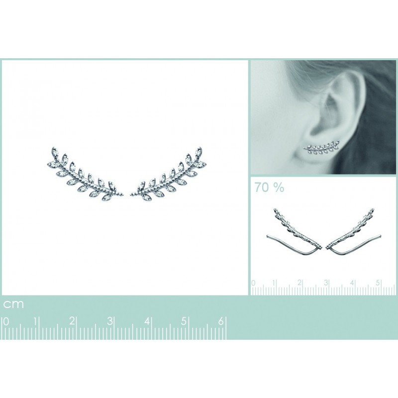 Boucles d'oreilles Coque de Nacre Argent 925 1511310