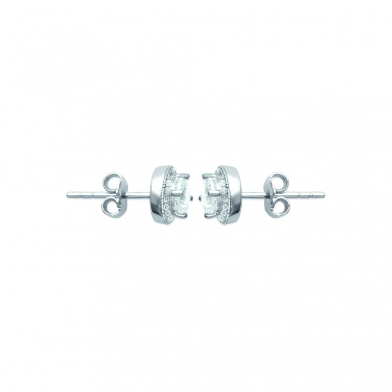 Boucles d'oreilles Coque de Nacre Argent 1495610