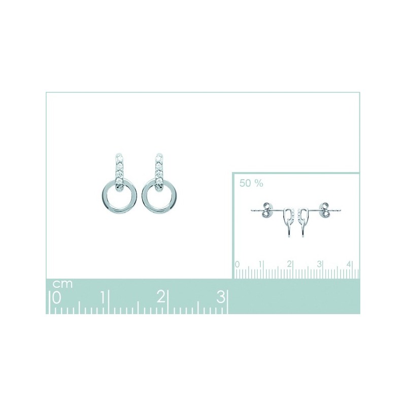 Boucles d'oreilles Coque de Nacre Argent 925 1475510