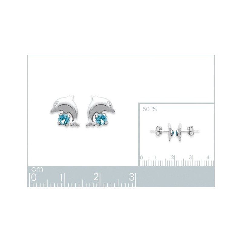 Boucles d'oreilles Coque de Nacre Argent 925 et cristal 14231796
