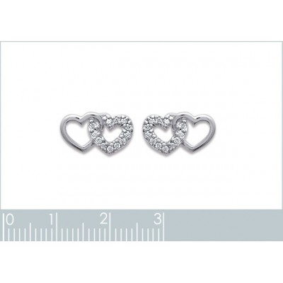 Boucles d'oreilles Coque de Nacre Argent 1362510