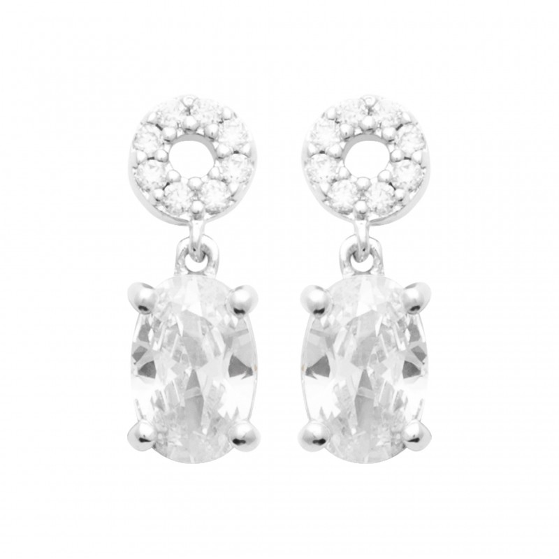 Boucles d'oreilles Coque de Nacre Argent 13057710