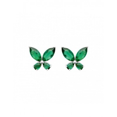 Boucles d'oreilles Coque de Nacre Argent 925 et pierre 13033450