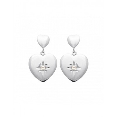 Boucles d'oreilles Coque de Nacre Argent et pierre 13007210