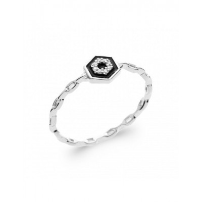 Bague Coque de Nacre Argent et pierre 1296407