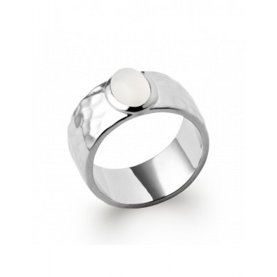 Bague Coque de Nacre Argent 925 et Pierre de Lune 1274110