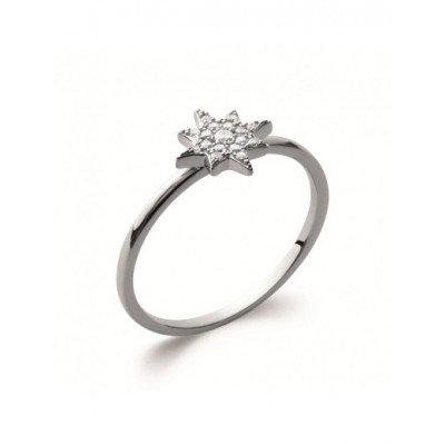 Bague Coque de Nacre Argent 925 et pierre 1235310