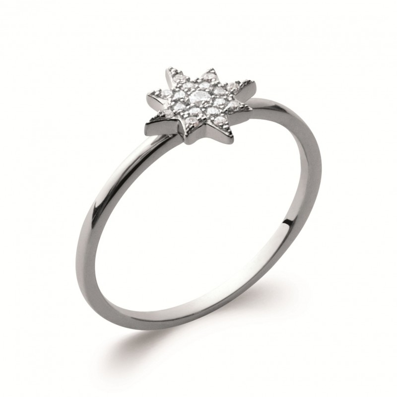 Bague Coque de Nacre Argent 925 et pierre 1235310