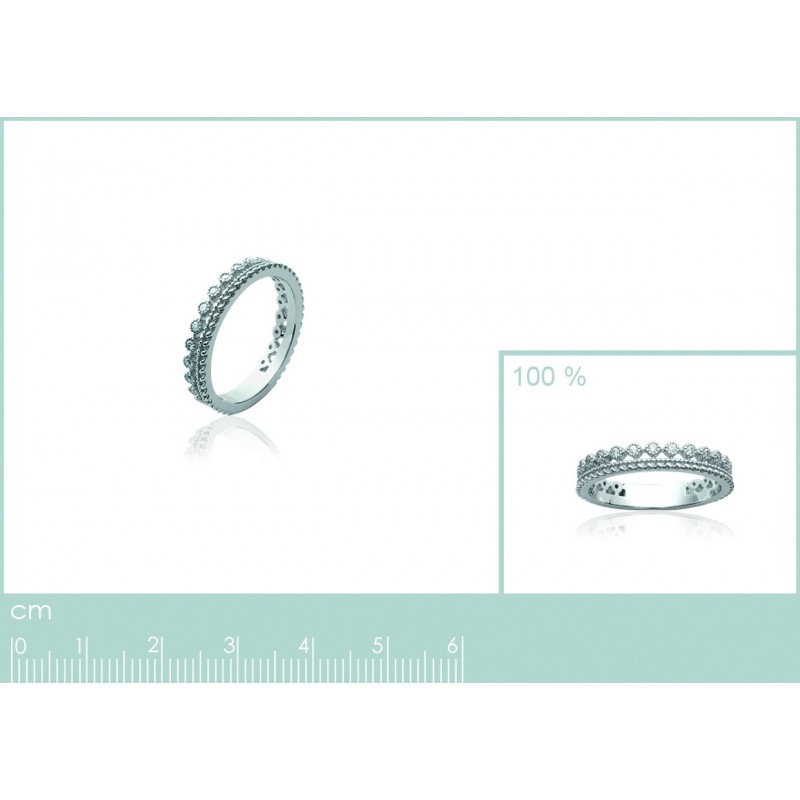 Bague Coque de Nacre Argent et pierre 1223610